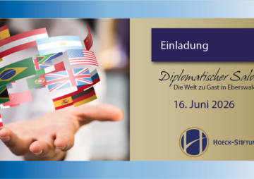 DER DIPLOMTISCHE SALON “DIE WELT ZU GAST IN EBERSWALDE”